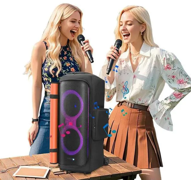 Main image of Party Speaker Dust Cover Waterproof Padded Speaker Protective Cover Nylon Double-Sided Speaker Bag for JBL Party Box 710