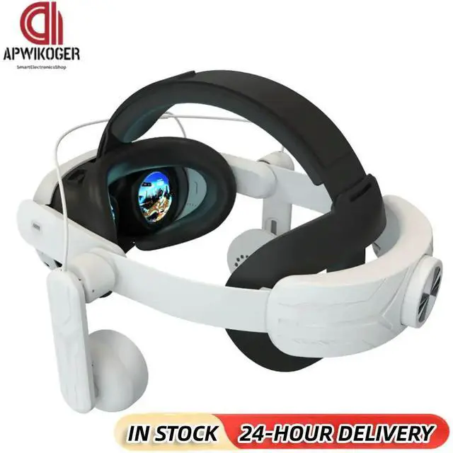 Main image of Headphones Head Strap Comfortable Adjustable VR Replacement Elite Head Strap Reduce Pressure for Quest 3 VR Glasses