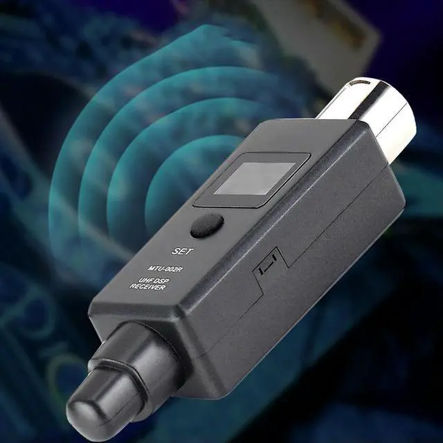 Alt view image 3 of 4 - Micphone Wireless System Transmitter Receiver for Dynamic Mic Mic/Line Two Modes