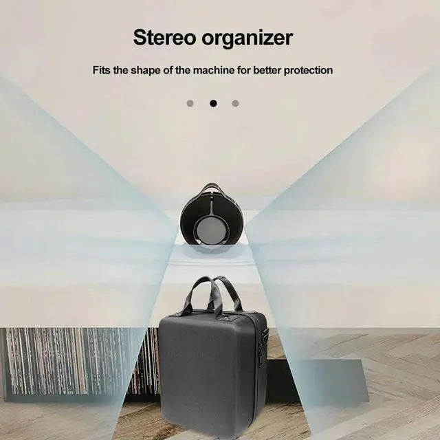 Alt view image 3 of 4 - Portable Bag Protective Carrying Bag Case Waterproof Shockproof with Shoulder Strap for Devialet Mania Outdoor Speaker