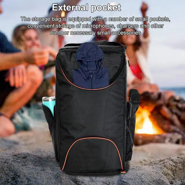 Alt view image 3 of 4 - Portable Speaker Carry Tote Bag Waterproof Speaker Bag Anti-Slip Speaker Shoulder Bag for JBL PartyBox Club 120 Speaker