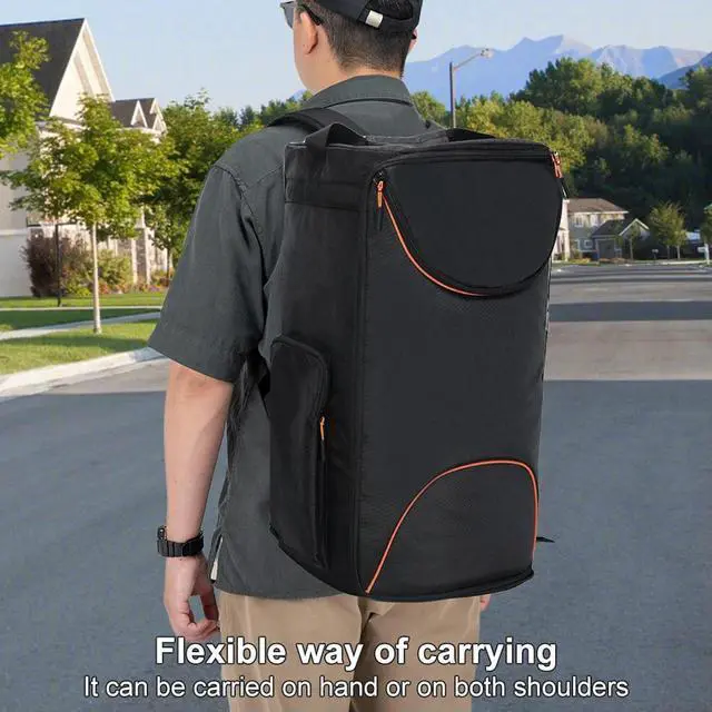 Alt view image 4 of 4 - Portable Speaker Carry Tote Bag Waterproof Speaker Bag Anti-Slip Speaker Shoulder Bag for JBL PartyBox Club 120 Speaker