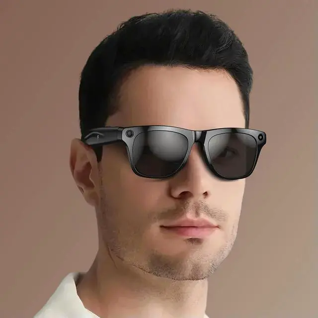 Alt view image 2 of 4 - AI Translation Glasses with Flash Light Sports Video Glasses 1M High Definition Pixel Translation Sunglasses for Trade Business