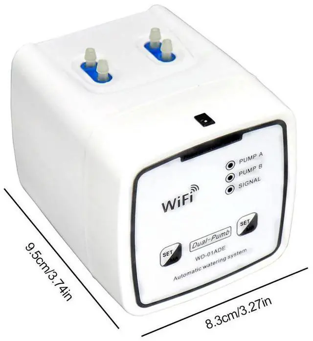 Alt view image 4 of 7 - Plant Automatic Drip Irrigation System Dual Pump Automatic Watering System Self Plant Watering Devices for 15 Potted Plant