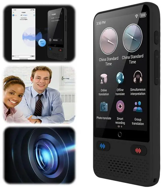 Alt view image 2 of 7 - Instant Offline Language Translator Device 138 Real-time Languages Portable Two-Way Language Translator for Foreign Travel