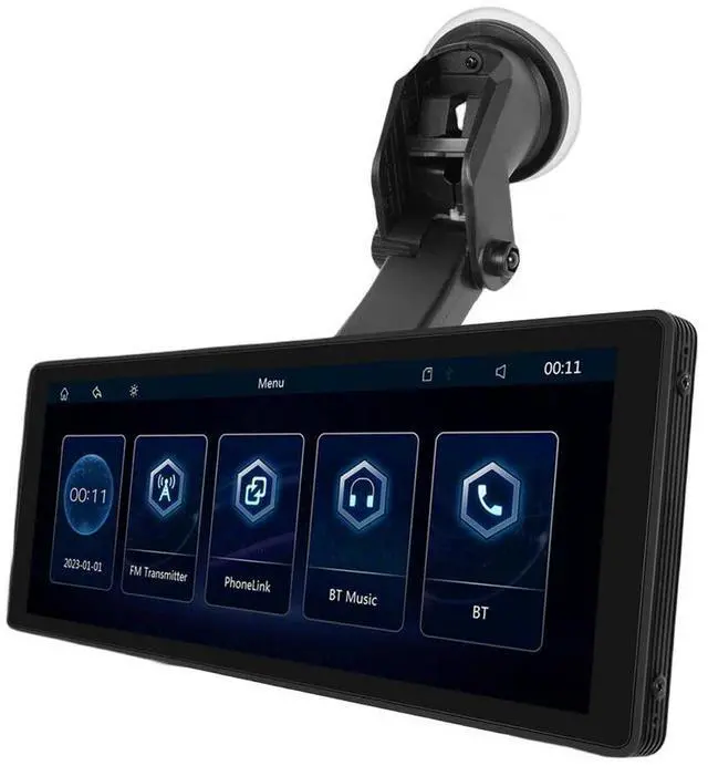 Alt view image 2 of 4 - 10.26 Inch Car Multimedia Player HD Touchscreen Wireless Carplay Android Auto GPS Navigator Reaview Camera Bluetooth-Compatible