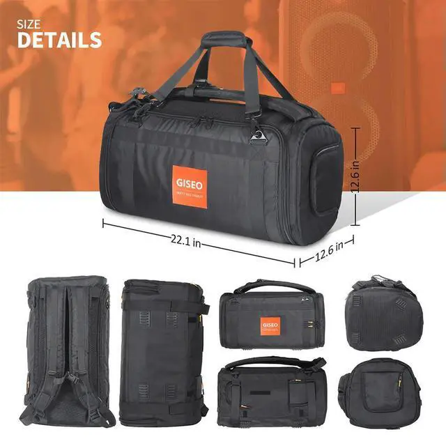 Alt view image 4 of 4 - Waterproof Bag Backpack with Handle Bluetooth-compatible Speaker Case Large Capacity Breathable for JBL PARTYBOX 100