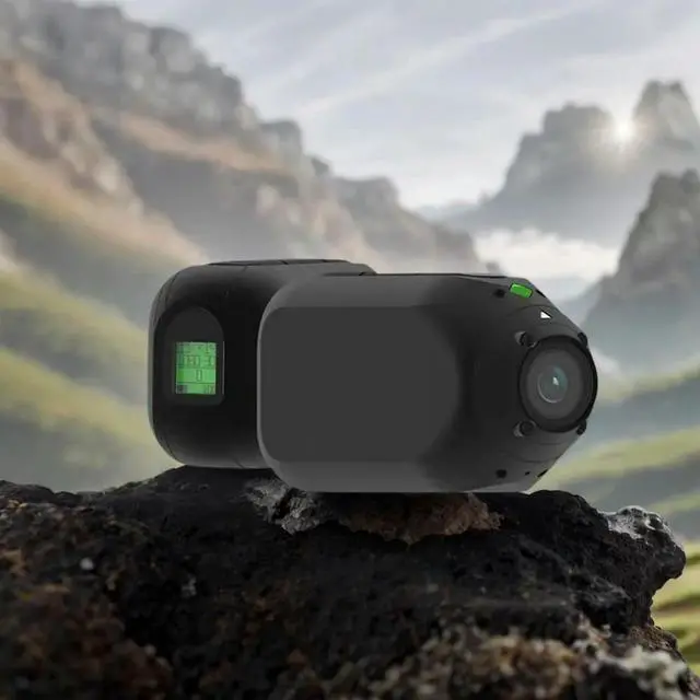 Alt view image 2 of 4 - Motorcycle Bicycle Helmet Cam IPX7 Waterproof Video Recorder Bike Video Camera for Motorcycle Bike & Outdoor Adventures