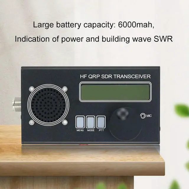 Alt view image 3 of 4 - 8 Band USDX USDR HF QRP SDR Transceiver HF Ham Radio Built-in QRP CW Transceiver with Mic Shortwave Transceiver