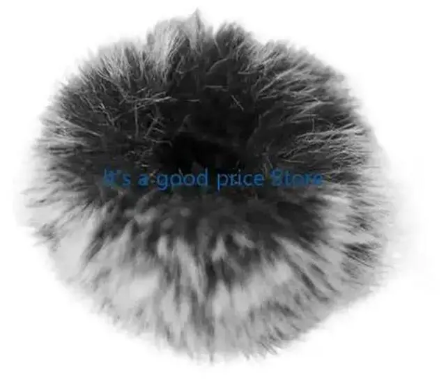 Alt view image 5 of 7 - Mini Wireless Furry Windscreen Cover for K10 Lavalier Microphone Reduce Wind Noise Windproof Lapel Mic Windscreen Muff