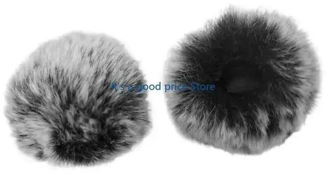 Alt view image 7 of 7 - Mini Wireless Furry Windscreen Cover for K10 Lavalier Microphone Reduce Wind Noise Windproof Lapel Mic Windscreen Muff