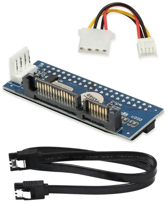 Alt view image 5 of 7 - 3.5 HDD IDE to Sata Converter Card Adapter for IDE 40-pin Hard Drive Disk DVD Burner to Sata 7+15pin Data Motherboard