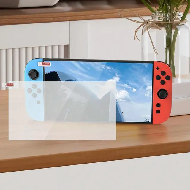 Alt view image 6 of 7 - 2 PCS Tempered Glass Screen Protector Films Anti-Scratch Tempered Glass Film Screen Tempered Film for Nintendo for Switch 2