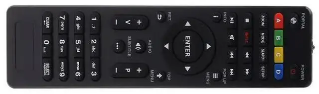 Alt view image 6 of 7 - Replacement TV Remote Control for Kartina Micro for Dune for HD TV Kartina HD301 Relax for Dune for HD TV-301/TV-303D