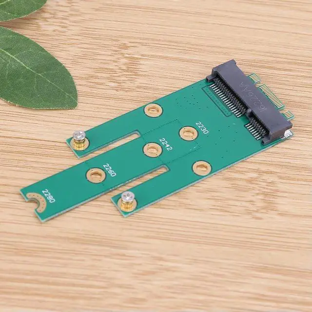 Alt view image 7 of 7 - Expansion Converter NGFF M.2 B M Key to mSATA Mini PCI-E SATA 3.0 SSD Male Converter Card for Bitcoin Miner Mining