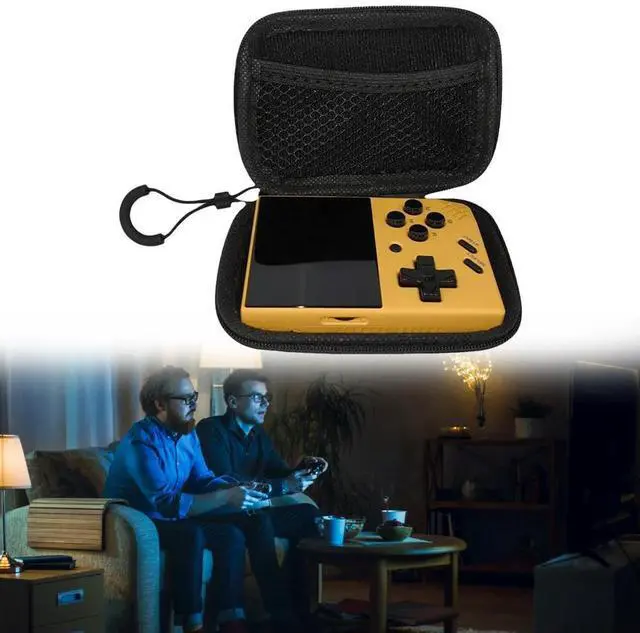 Alt view image 6 of 7 - Carrying Case Shockproof Game Console Bag Travel Case Handheld Bag for Miyoo Mini V4/Miyoo Mini Gaming Console