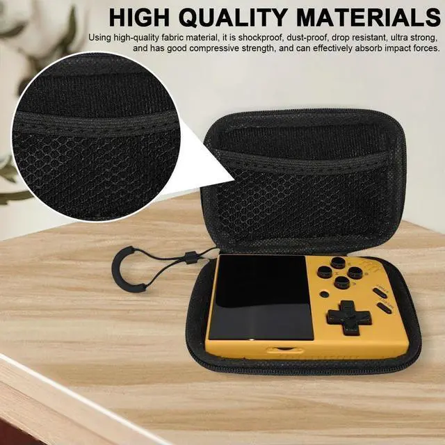 Alt view image 7 of 7 - Carrying Case Shockproof Game Console Bag Travel Case Handheld Bag for Miyoo Mini V4/Miyoo Mini Gaming Console