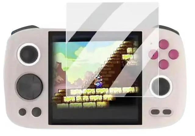 Alt view image 6 of 7 - For Anbernic RG Cube Screen Protector Film Anti-Fingerprint HD Tempered Glass Protective Film for Anbernic RG Cube Retro Console