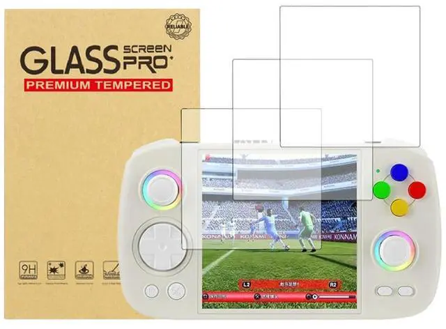 Alt view image 7 of 7 - For Anbernic RG Cube Screen Protector Film Anti-Fingerprint HD Tempered Glass Protective Film for Anbernic RG Cube Retro Console