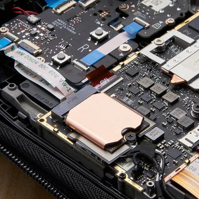 Alt view image 5 of 7 - Copper SSD Heat Sink with Silicone Pad SSD Radiator Game Console Accessories for Steam Deck M.2 2230 SSD