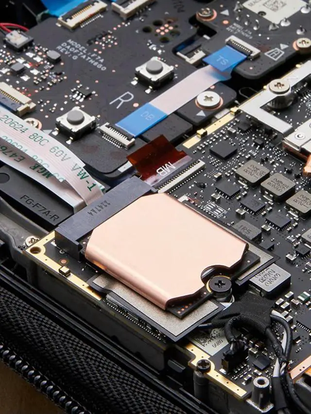 Alt view image 6 of 7 - Copper SSD Heat Sink with Silicone Pad SSD Radiator Game Console Accessories for Steam Deck M.2 2230 SSD