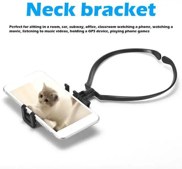 Alt view image 7 of 7 - Neck Phone Holder POV Photographing Vlog Selfie Wearable Phone Mount Stand Wearable Photographing Video Recording Selfie