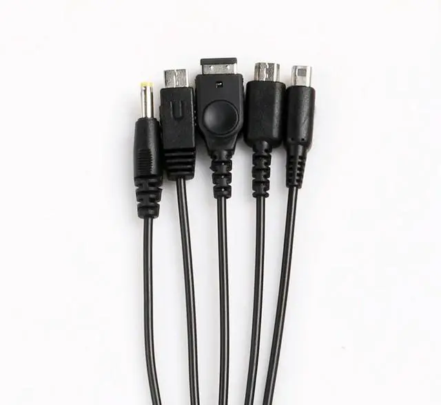 Alt view image 7 of 7 - 5 In1 Charging Cable Cords 1.2m/4 Ft Multi Charging Cable Game Cables Charger Cord Connector for Nintendo NDSL / NDS NDSI XL 3DS