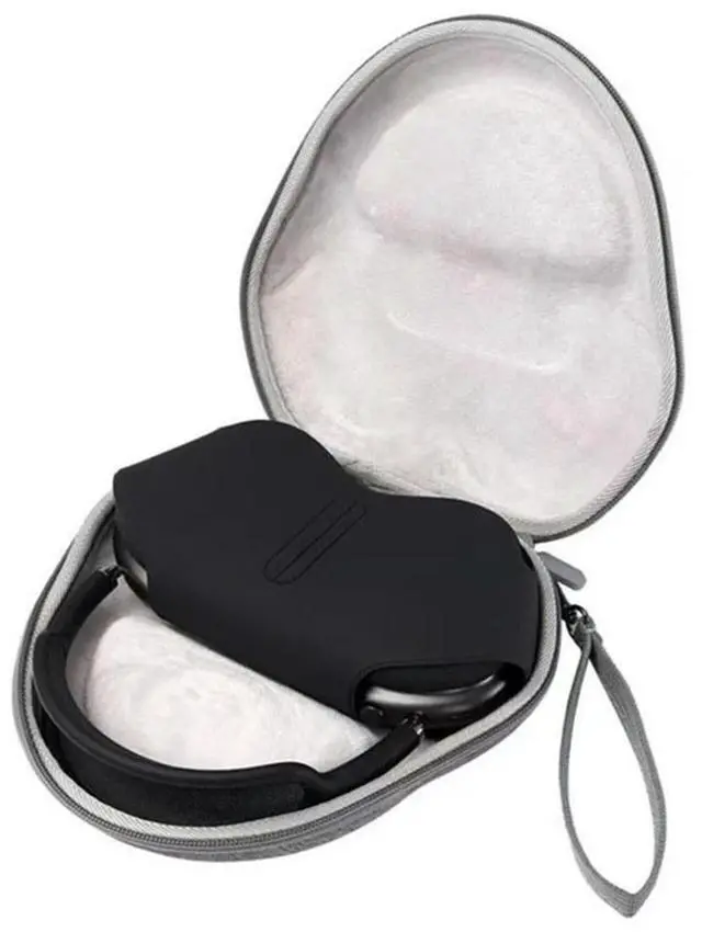 Alt view image 5 of 7 - Earphone Case with Hand Strap Bag Anti-Scratch Carrying Box Cover Protective Pouch for Airpods Max Wireless Headset