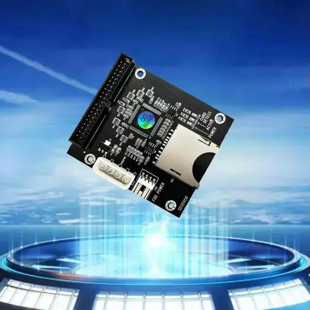 Alt view image 7 of 7 - SD Memory Card To 3.5inch 40Pin Male IDE Adapter Card 40Pin IDE Hard Drive Adapter Converter Support for Dos Linux