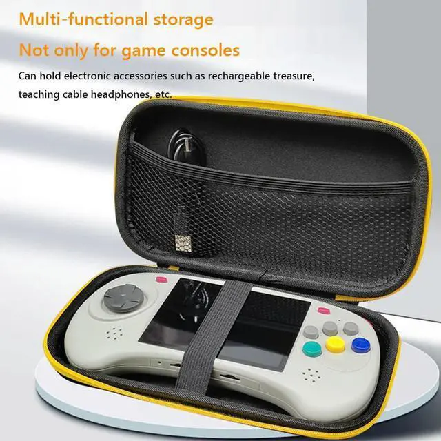 Alt view image 7 of 7 - Carrying Case Bag EVA Hard Carrying Case Anti Scratch with Mesh Pocket Anti-Drop for RG ARC-D RG ARC-S Handheld Game Console