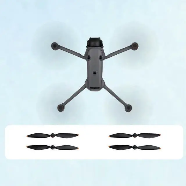 Alt view image 5 of 7 - For Mavic 4 Pro Lightweight PC Propellers Easy Install Props Paddle Blade Low Noise Props Drone Replacement Supplies