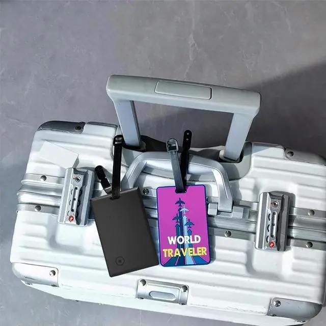 Alt view image 3 of 7 - Thin GPS Item Finder Bluetooth-Compatible Work with Find My GPS Locator with Key Chain Hole for Luggage Tag Purse Passport