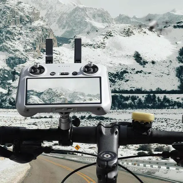 Alt view image 4 of 7 - RC RC2 Remote Control Bike Holder Bar Hand Mount Bicycle Bracket Holder for Mini 3 4 Pro Drone Accessory
