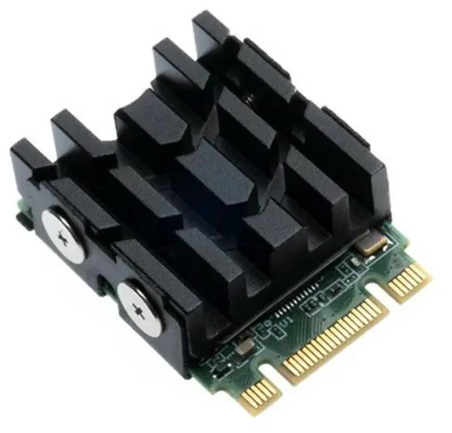 Alt view image 2 of 7 - M.2 Solid Disk Drive Radiator M.2 NVME 2230 SSD Heatsink SSD Heat Sink for Desktop Computer 2230 SSD Cooling 2230 SSD Heatsink