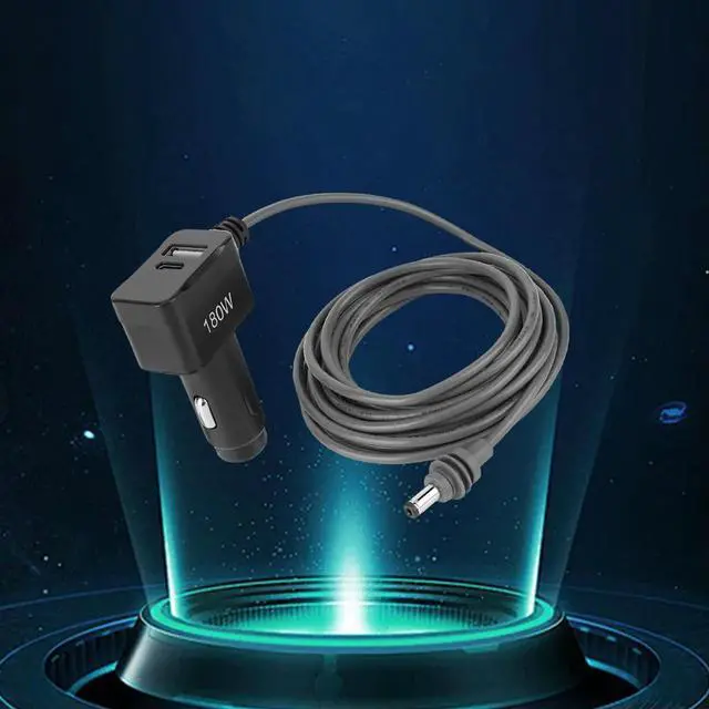 Alt view image 2 of 8 - For Starlink Mini 3-in-1 Cable Car Charger Cable USB C/USB A Ports Car Cigarette Lighter Charger for Starlink Mini Accessories
