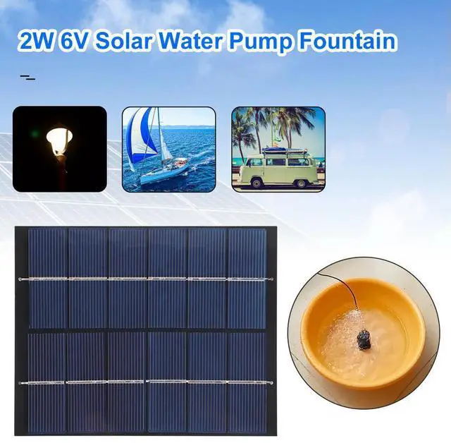 Main image of Solar Power Submersible Fountain Water Pump Kit for Garden Pool Pond Decoration