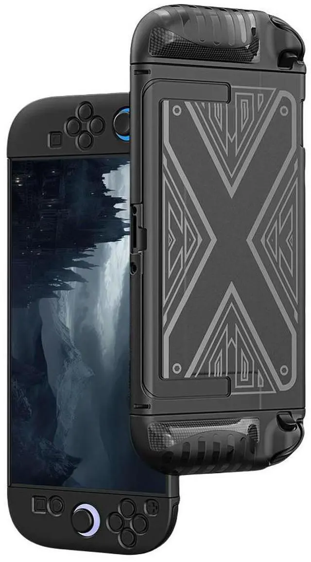 Alt view image 6 of 8 - TPU+PC Case for Nintendo for Switch 2 Soft Console Shell Anti-scratch Protection Hand Shell for Switch 2 and Joy-Con Controller