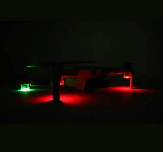 Alt view image 5 of 8 - 4x Drone Flash Strobe Lamp Flight Night Light for Mavic Air 2/Phantom 4 Pro Drone Flight Lights Replacement