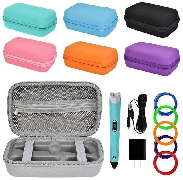 Alt view image 2 of 7 - Hard Carrying Case for SCRIB3D P1 3D Printing Pen Shockproof Carrying Bag Anti-Drop Protective Case for PLA Filament and Charger
