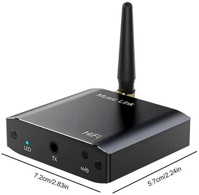 Alt view image 8 of 8 - 2 In 1 BT 5.3 Transmitter Receiver Wireless Audio Adapter Stereo Music Wireless Adapter for TV Car PC