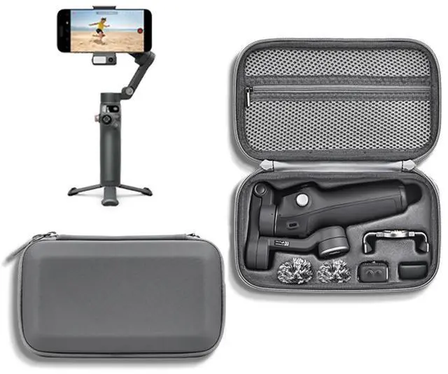 Alt view image 2 of 7 - For Osmo Mobile 7/7 Pro Carrying Case Protective Handbag Shockproof Travel Case Case for Handheld Gimbal&Accessories