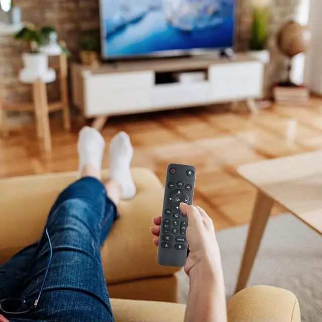 Alt view image 5 of 8 - 2.4G BT5.0 Wireless Voice Control Remote IR Learning Bluetooth-Compatible Voice Remote Control Remote Control