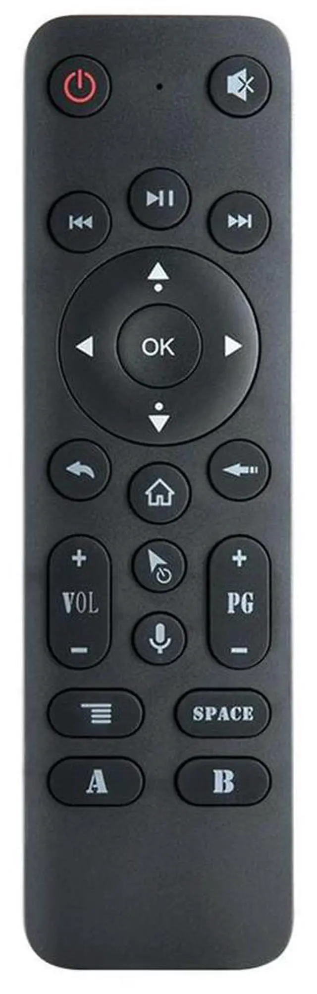 Alt view image 7 of 8 - 2.4G BT5.0 Wireless Voice Control Remote IR Learning Bluetooth-Compatible Voice Remote Control Remote Control