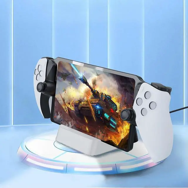 Alt view image 3 of 7 - Charging Station with Type C Head Handheld Console Charger Charger Dock Stand Station for PS5 Portal for Portal