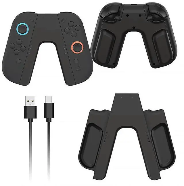 Alt view image 6 of 6 - Charging Dock Magnetic Controller Charger Stand Station Magnetic Charger Station for Switch2 Joy-Con Accessories