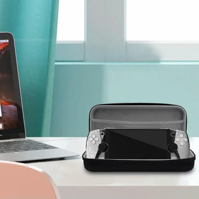 Alt view image 5 of 7 - Carrying Bag Shockproof Travel Case Anti Scratch Protective Bag with Mesh Pocket for Portal Console
