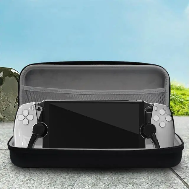 Alt view image 7 of 7 - Carrying Bag Shockproof Travel Case Anti Scratch Protective Bag with Mesh Pocket for Portal Console