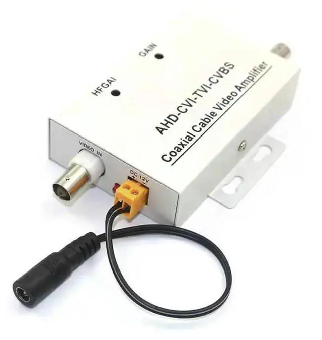 Alt view image 4 of 6 - Coaxial Cable BNC Video Amplifier Booster 1 Channel Coaxial Cable Video Amplifier BNC AMP Extender Booster CCTV