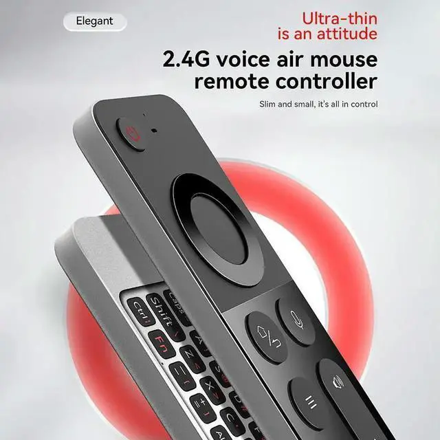 Alt view image 6 of 7 - 2.4G Wireless Keyboard Multifunctional Remote Control Voice Remote Control Mini Keyboard for Android // OS/Linux