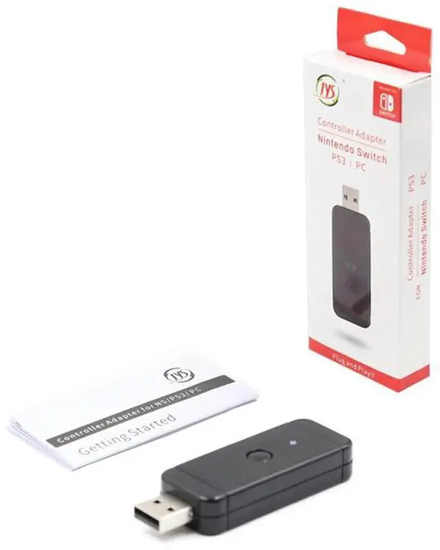 Alt view image 6 of 7 - Wireless Wired Controller Gamepad Converter Adapter Lightweight Game Playing for Nintendo Switches PS3 PC Elements